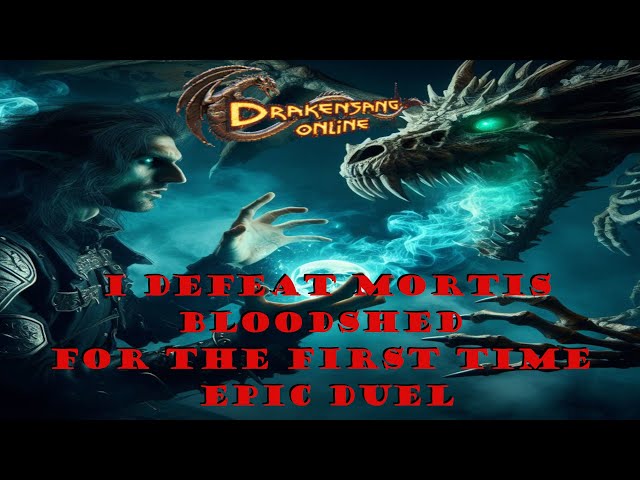 Drakensang Online | ✨First Time Defeating Mortis Bloodshed Solo ✨ Epic Duel 🧙‍♂️🌟 #drakensangonline