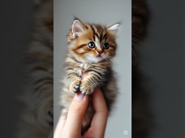 Tiny Cute Kitten Cat #tinykitten #cutekitten #kittenlove