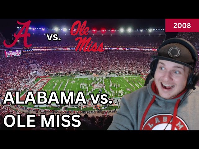 ALABAMA VS OLE MISS 2008 (REACTION)