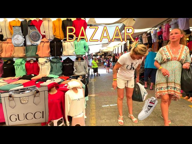 AVSALLAR - ALANYA / BAZAAR Fake market on Wednesday #Türkiye #avsallar #antalya #bazaar