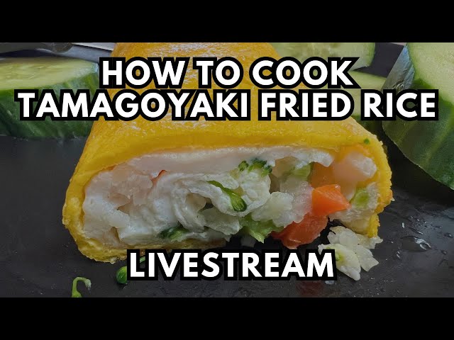 How to COOK Fried Rice & Vegetables Tamagoyaki ASMR #asmrsounds #cuttingsound #healthyfood