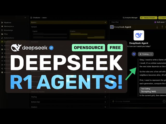 Deepseek R1 AGENTS: This FULLY FREE AI Agent CAN DO ANYTHING!