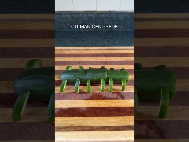 Cu-man Centipede                                #cucumber #human #humancentipede #recipe