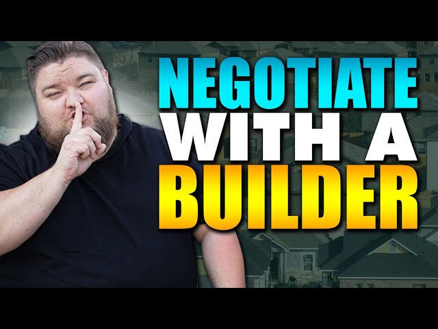 Tips for Negotiating with Your Builder | New Construction Home Tips | Buying a New DFW Home