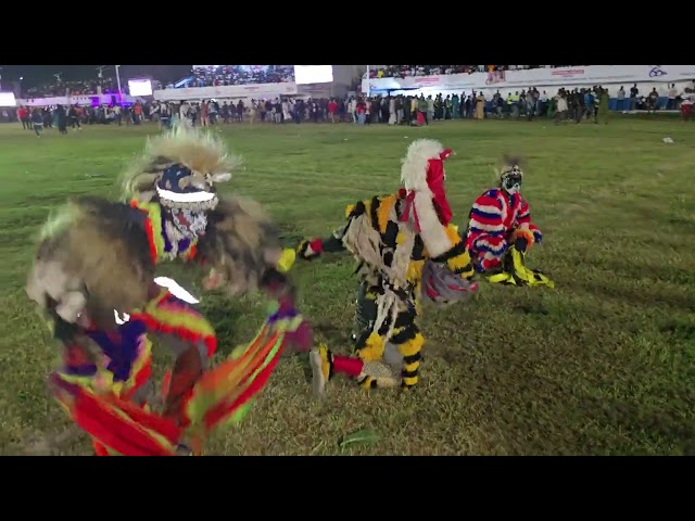 Zimba cultural display at The Gambia's 60th independence day Celebration