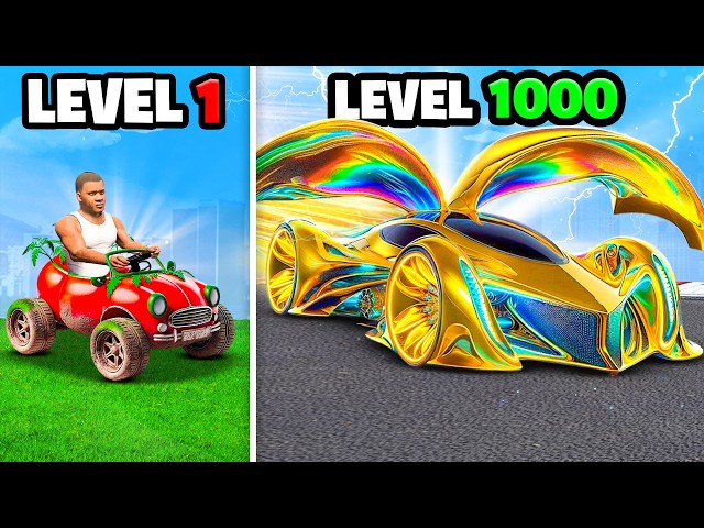 LEVEL 1 TO 1000 SUPERCAR In GTA 5!