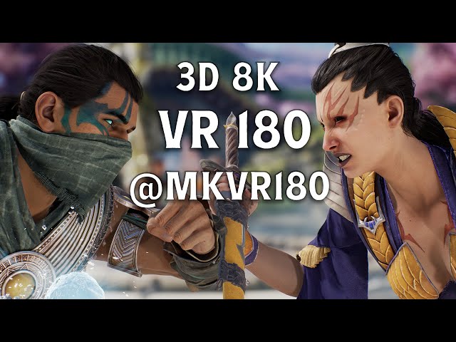 Mortal Kombat VR: Rain vs Ashrah (VR180 8K 3D Battle) | Epic Virtual Fight Scene (MQVR-35A)