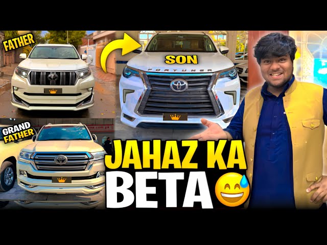 Presenting you the son of jahaz 😅||f.t mini jahaz pro max || review of Toyota fortuner 4x4