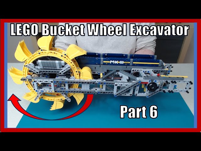 LEGO Technic - Bucket Wheel Excavator - Part 6 - bucket wheel and conveyor