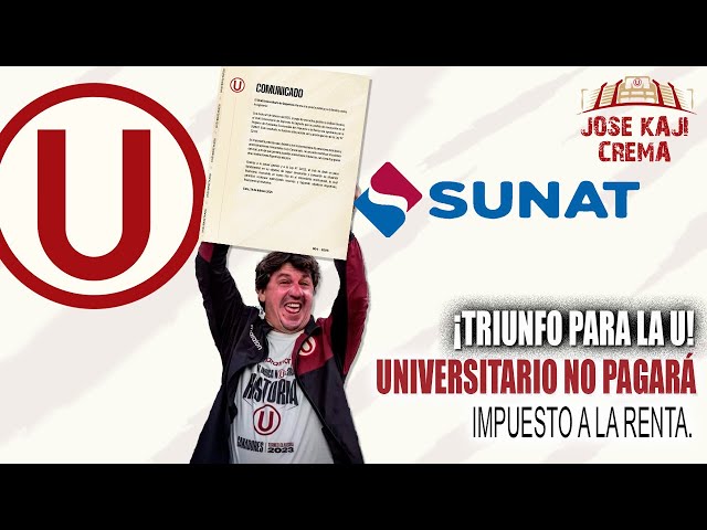 ¡TRIUNFAZO! Universitario no pagará Impuesto a la renta.