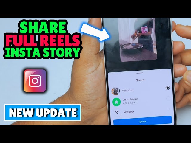 How to share full reels on instagram story 2025