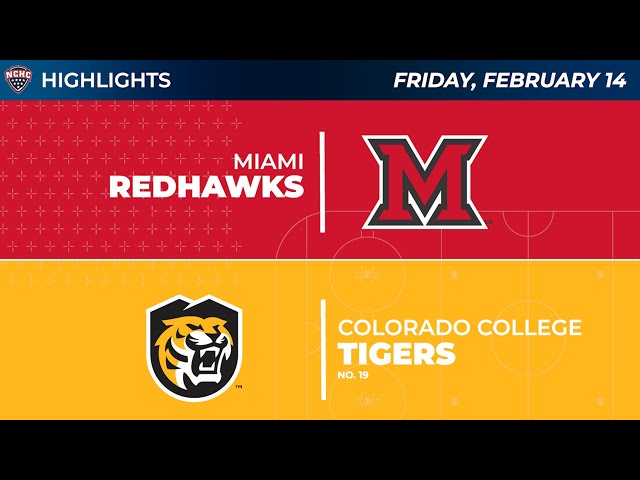 2-14-25 Miami at Colorado College Highlights