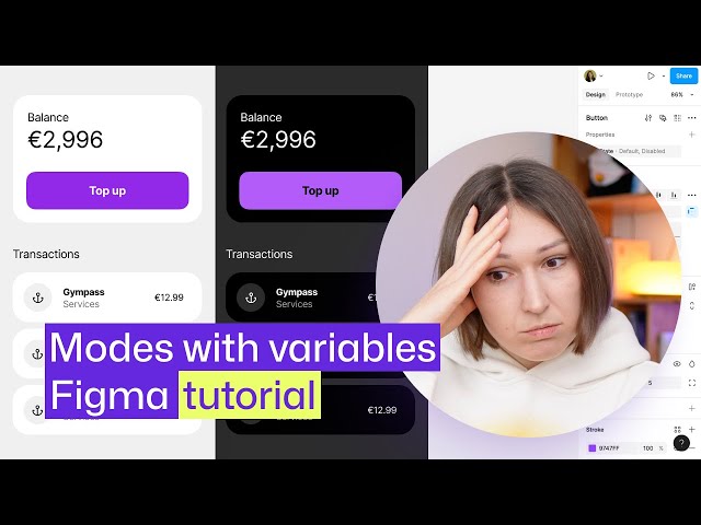 Dark/Light Modes with Variables | FREE Figma course