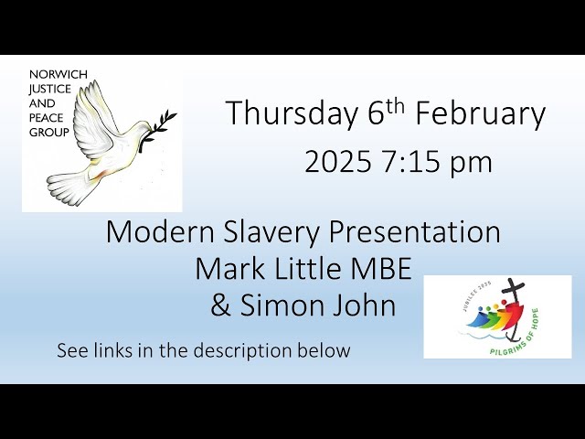 Modern Slavery Presentation at St John the Baptist Cathedral