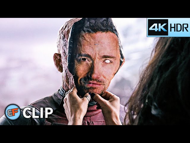 Deadpool's Hugh Jackman Mask - Ending Scene | Deadpool (2016) 4K HDR Movie Clip