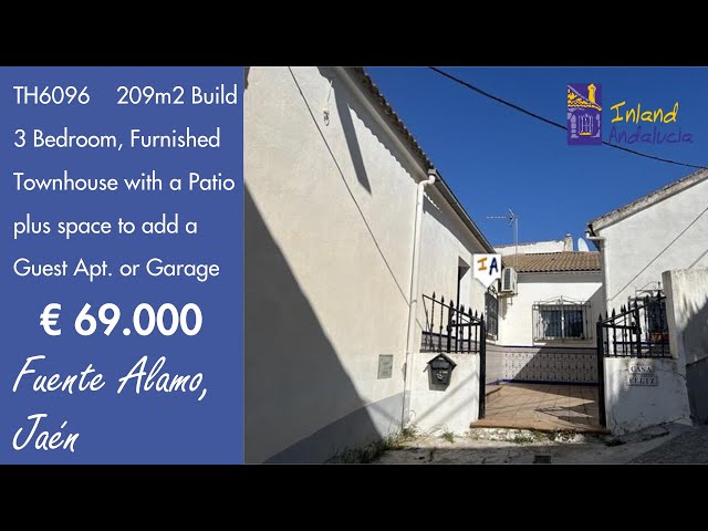 69K, Move into 3 Bed + room to expand Property for sale in Spain inland Andalucia TH6096