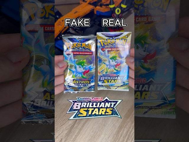 FAKE vs REAL: Pokémon Brilliant Stars #6 - Finally a good REAL pull!  #pokemon #pokemoncards