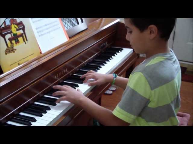 Kid Piano: Andrew Ayoub Playing "Maple Leaf Rag"