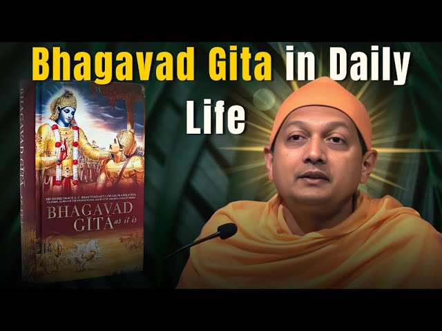 Swami Sarvapriyananda on Karma Yoga: Applying Bhagavad Gita Wisdom in Everyday Life