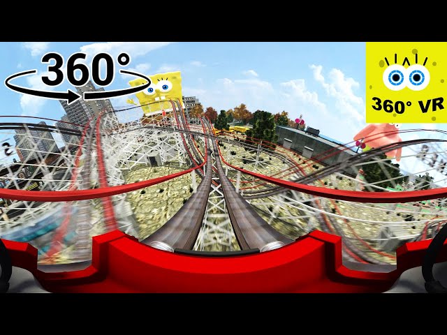 SpongeBob 360° VR | Roller Coaster