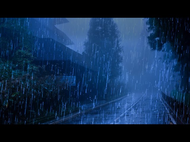 Rain Sounds for Sleeping - 99% Instantly Fall Asleep with Rain & Thunder Sound at Night, Relax, ASMR