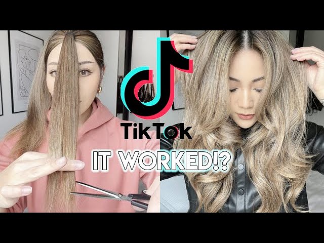 BUTTERFLY HAIRCUT?! DIY HAIR LAYERS AT HOME, VIRAL TIKTOK