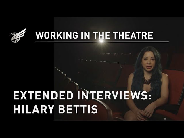 Working in the Theatre Extended Interviews: Hilary Bettis (Playwright)