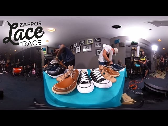 360 Degree Lace Race with Zappos.com