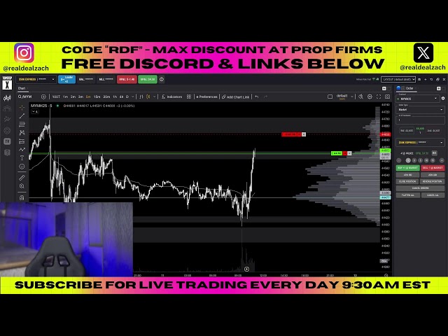 🔴 Live Day Trading NQ YM Futures on TopstepX 2/11/25 📈