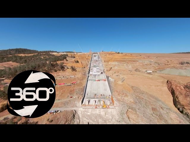 Oroville Spillway 360 Flyover September 18, 2018