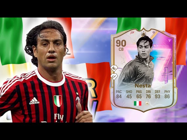 90 FUTURE STARS ICON NESTA PLAYER REVIEW! FC 25 ULTIMATE TEAM