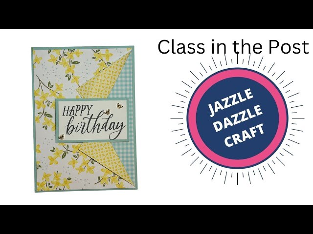 January Class in the Post| Stampin’ Up!Delightful Wishes Bundle| Card Three| Folded Collar Card