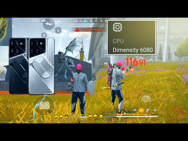 TECNO POVA 5 PRO 5G🔥|| FREE FIRE MAX⚡|| GAMING TEST🎮