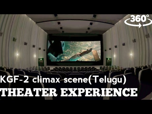 KGF-2 Climax scene (Telugu) | theater experience | 360° |  prasanth Neel | Yash | srinidhi Shetty