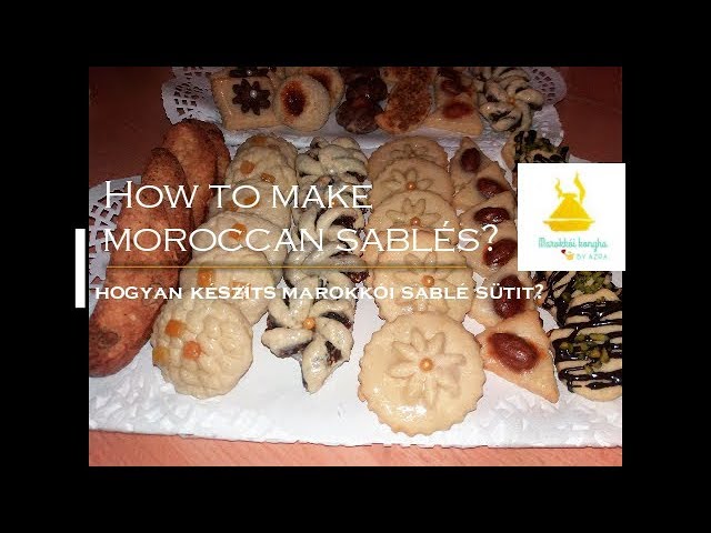 Hogyan készíts marokkói teasütiket? / How to make moroccan sablé cookies?