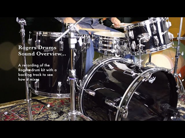 Brian g Skol drumming demo on Rogers Drums