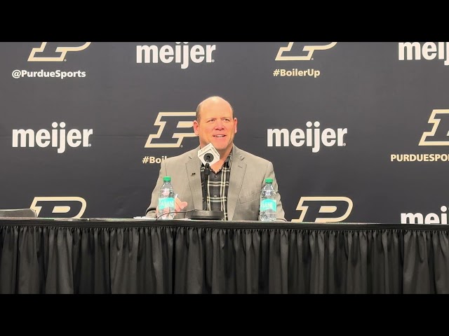 Purdue head coach Barry Odom National Signing Day Press Conference