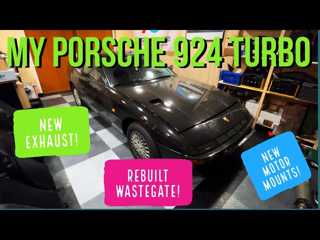 My Porsche 924 Turbo: Fixing the #exhaust, rebuilding the #wastegate and new #motormounts!