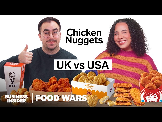 US vs UK Chicken Nuggets | Food Wars | Insider Food