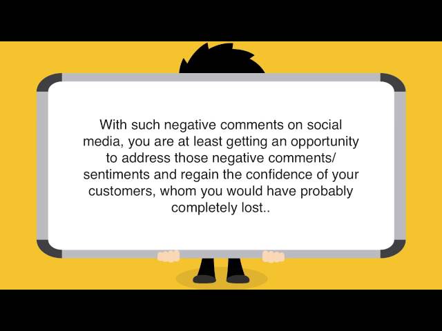 How to handle negative comments on social media?