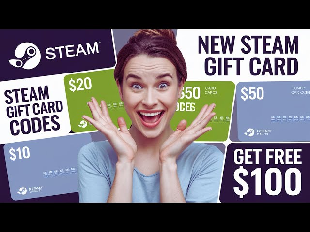 Steam Gift Cards How to Redeem or Get Free $200 Steam Gift Card Code   EASY step by step instruction