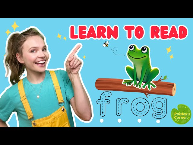 Learn to Read | Frogs for Kids - Toddler Learning | Letters + Phonics - Preschool Learning Video