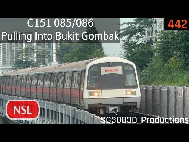 [SMRT][Stalker] KHI C151 [085/086] - Pulling Into NS3 Bukit Gombak (» Jurong East)(NSL)