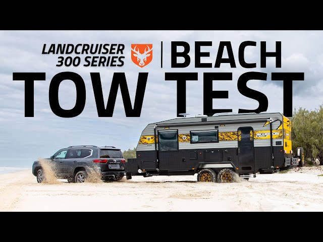 Landcruiser 300 - Beach Tow Test