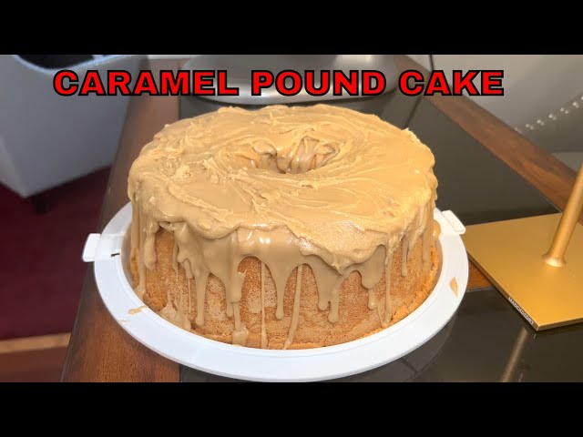 Caramel Pound Cake With Caramel Glaze