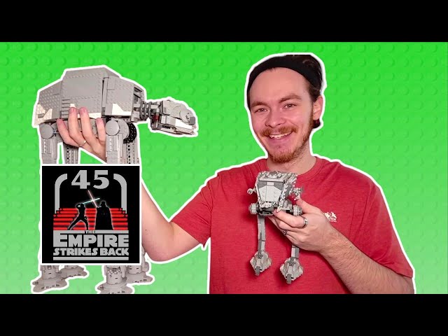 I Scaled BOTH Star Wars Hoth Walkers to Compare Sizes in Real Life