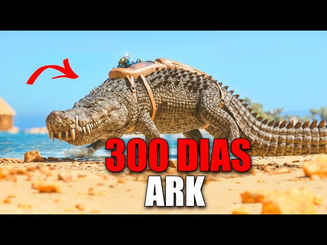 ¡TAMEO AL DEINOSUCHUS en ARK HARDCORE! Sobrevivo 300 Días en ARK Survival Ascended... #2