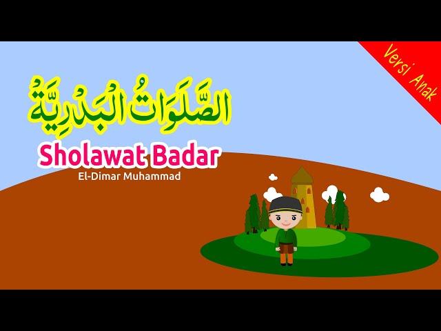 Sholawat Badr, KH. MUAMMAR Z.A version. Sholawat Nabi Cover and lyrics by El-Dimar Muhammad