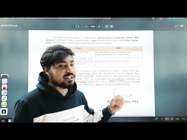 JEE Main 2025 Urgent Update ✔ | Rescheduling Exam #jee2025