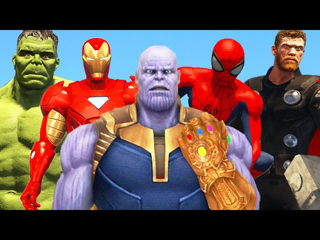 AVENGERS vs THANOS - EPIC BATTLE